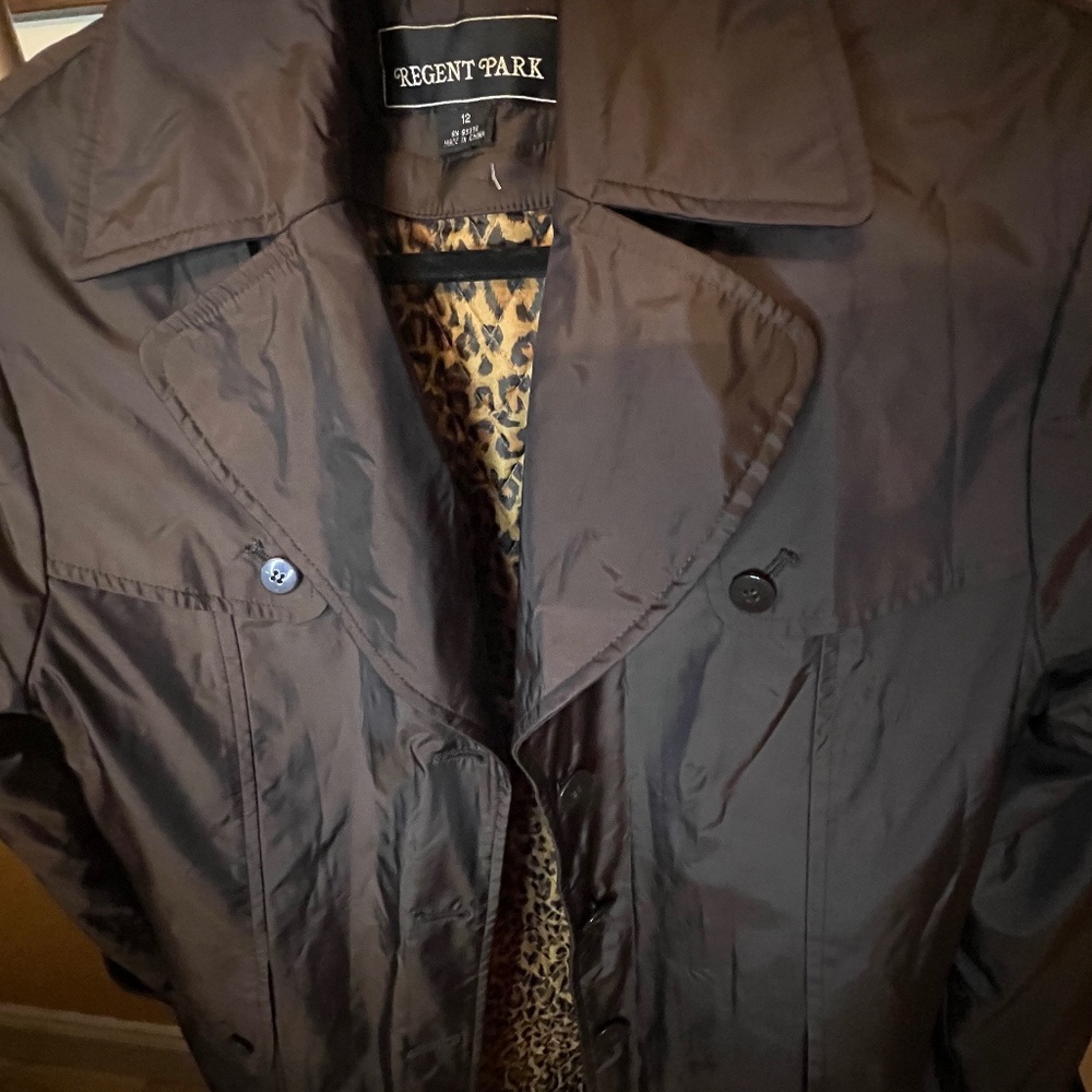 Regent Park Long Caped Rain Coat Women's Up Jacket
